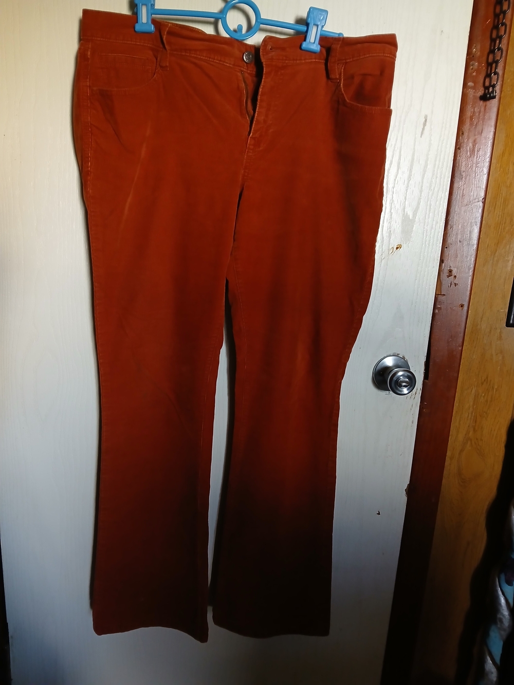 Old Navy Rust Orange Boot Cut Corduroy Pants